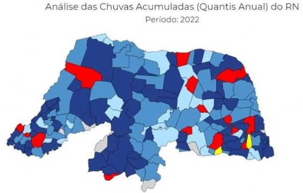 Chuvas em 2022 no RN