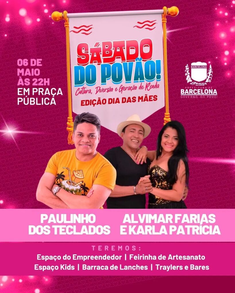 Sábado do Povão Edição Dia das Mães