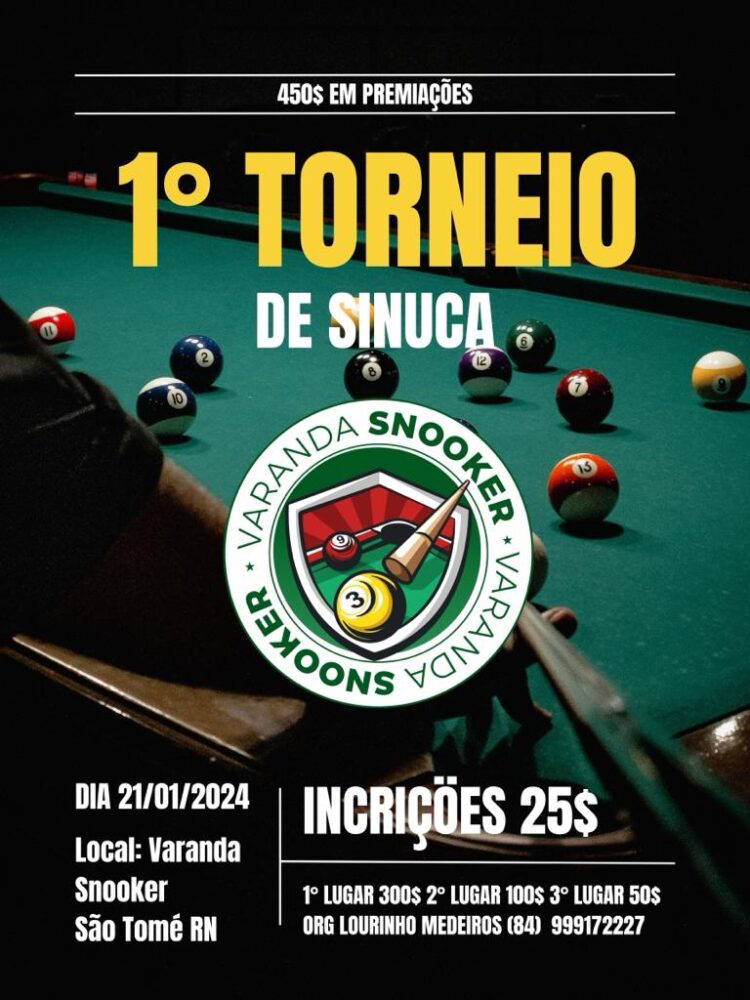 1º Torneio de Sinuca em São Tomé