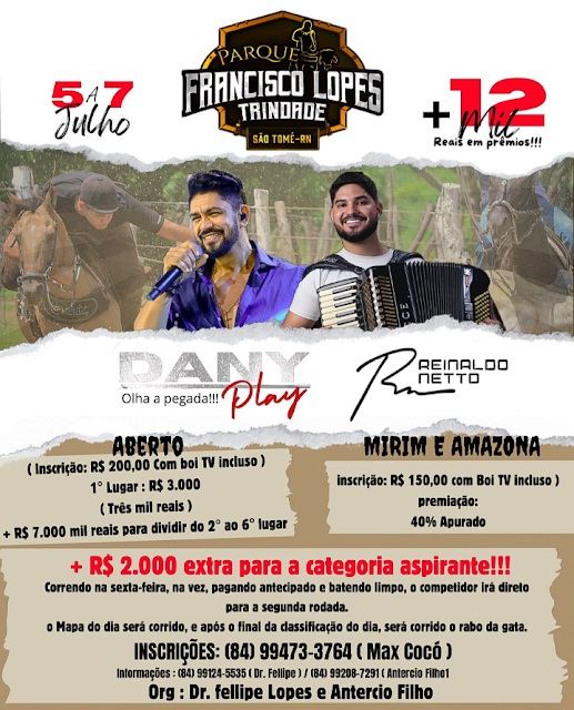 Vaquejada do Parque Francisco Lopes Trindade 2024